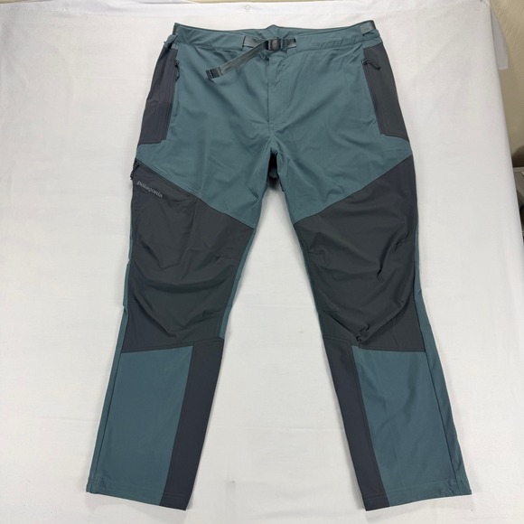 Patagonia Altvia Alpine Pants Mens 40 Short Slim Fit Stretch Hiking Gray‎ NWT